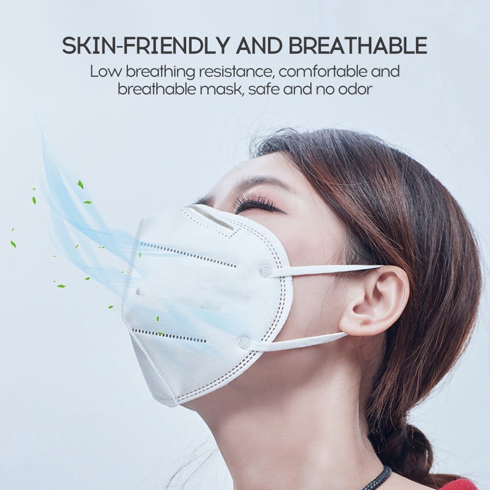 Masker KN95 N95 Masker Medis Anti Virus Polusi Respirator