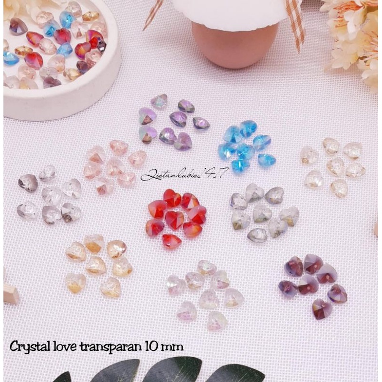 Crystal love transparan 10 mm