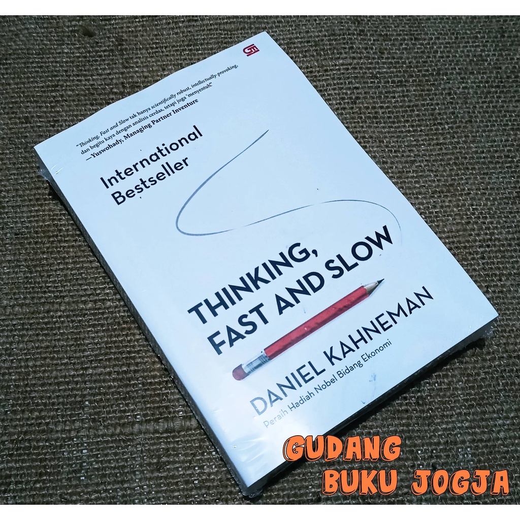 Thinking fast and slow - daniel kahneman bahasa indonesia segel