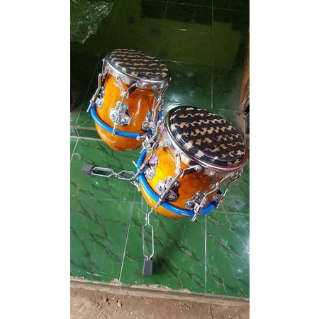 Kempul Dangdut Ring V8 V6 Kayu Nangka Warna Natural Kulit Loreng