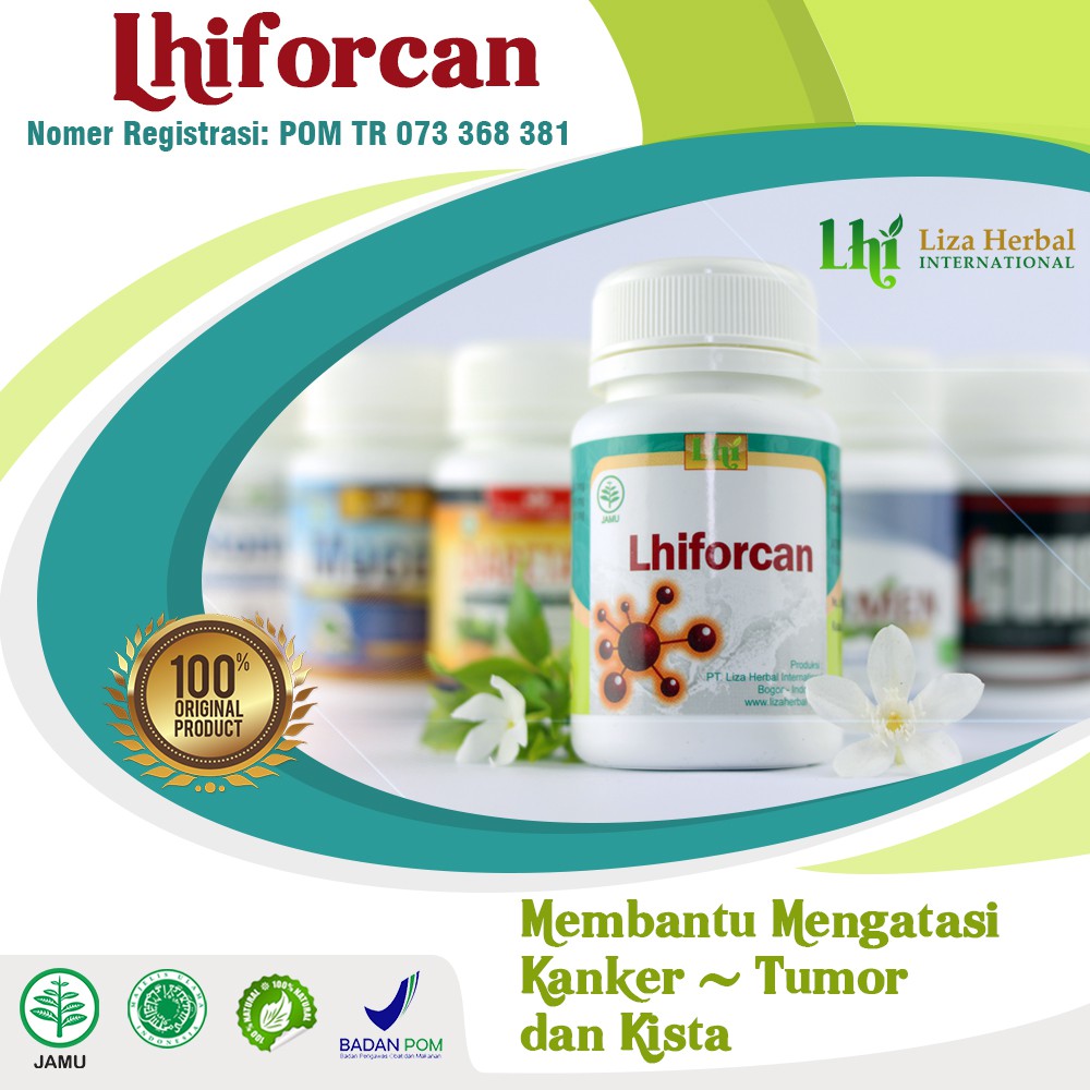 Obat-Herbal Menyembuhkan sel kanker, Mengatasi Tumor Kista- Lhiforcan Lhiza BPOM