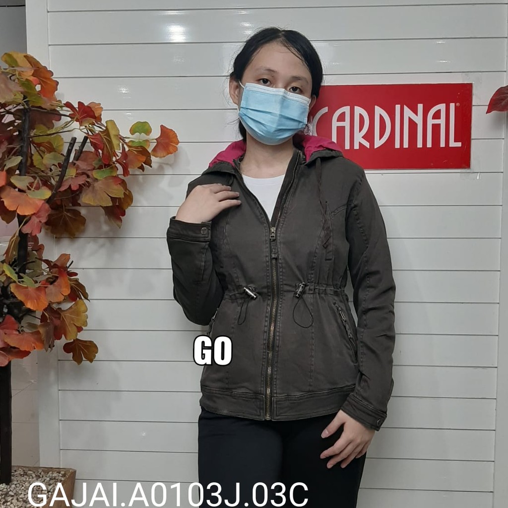 gof CARDINAL GIRL JAKET CEWEK Pakaian Wanita Outerwear Jaket Sweater Perempuan 100% Original!