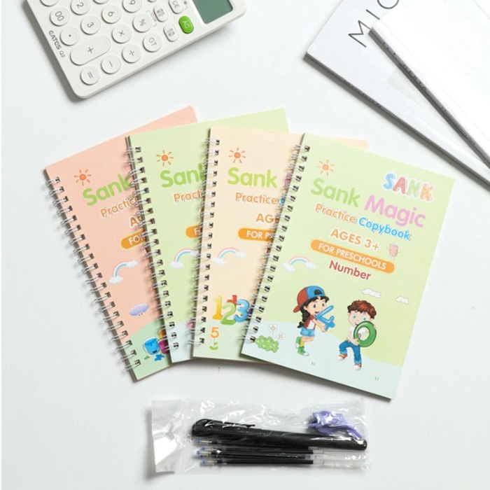 

CODE0IF Sank Magic Book Buku Belajar Menulis Anak Mainan Edukasi Anak Tulis