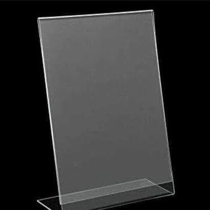 

Menu Holder Akrilik A4 2 sisi Miring