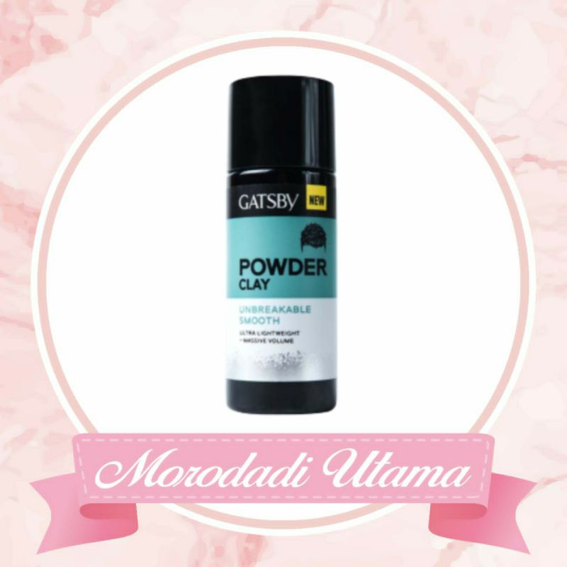 Gatsby Powder Clay Unbreakable Smooth 20gr