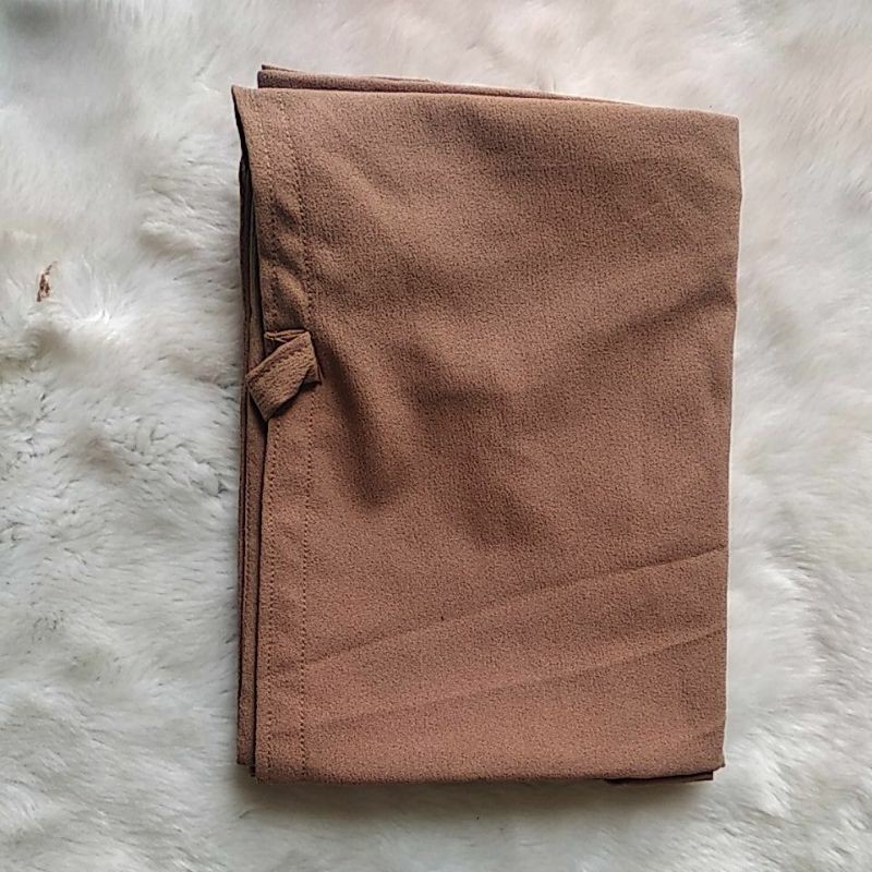 Bisa COD bergo maryam size L tepi jahit diamond ukuran besar-Milo