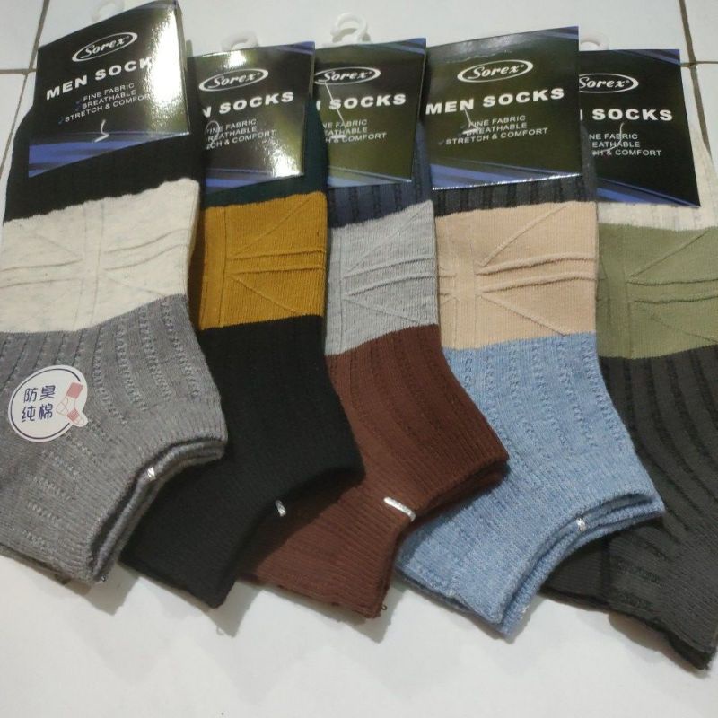 Sorex men sock M 5740-1 kaos kaki pria/laki dewasa(mata kaki)