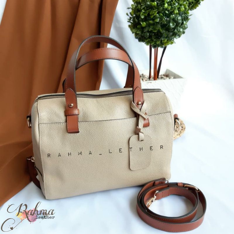 TAS WANITA KULIT ASLI PAPIRUT RACHEL SATCHEL ASLI GARUT