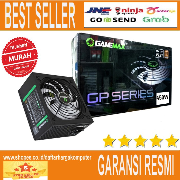 PSU GAMEMAX GP450 80+ Bronze Certified Power supply 450w