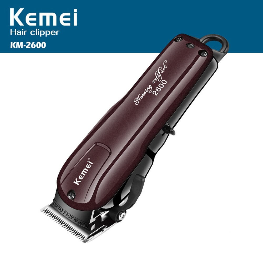 KEMEI KM-2600 Professional Rechargeable Electric Hair Clipper Cordless