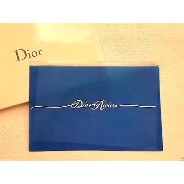DIOR Riviera Blue Makeup Pouch Bag