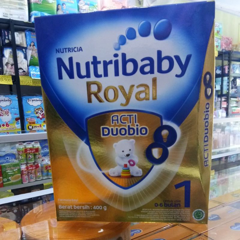 NUTRIBABY ROYAL 1(0-6BULAN) 2(6-12BULAN) 400G