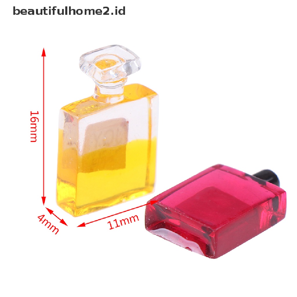 (Beautifulhome2) Buku Literatur Bahasa MandarinId 6pcs Botol Parfum Skala 1: 12 Untuk Rumah Boneka