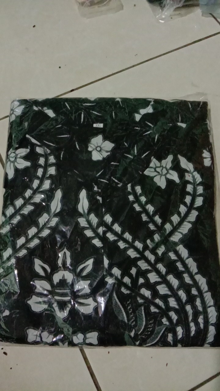 Batik Couple Keluarga Sania Ruffle Ori Ndoro Jowi Dnt Manuk Tarung Putih