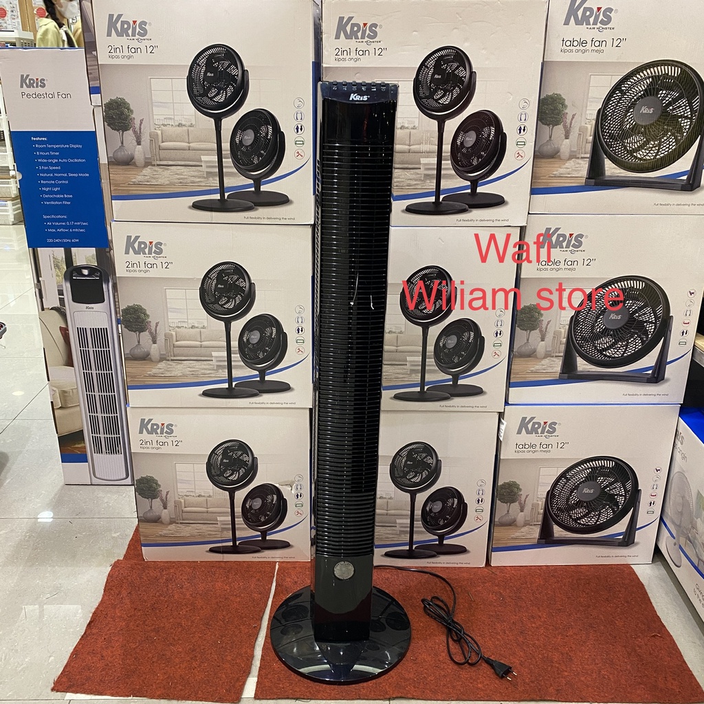 Kris kipas angin pedestal  / KRIS FTF44 KIPAS ANGIN LANTAI berdiri / stand fan kipas tower berdiri