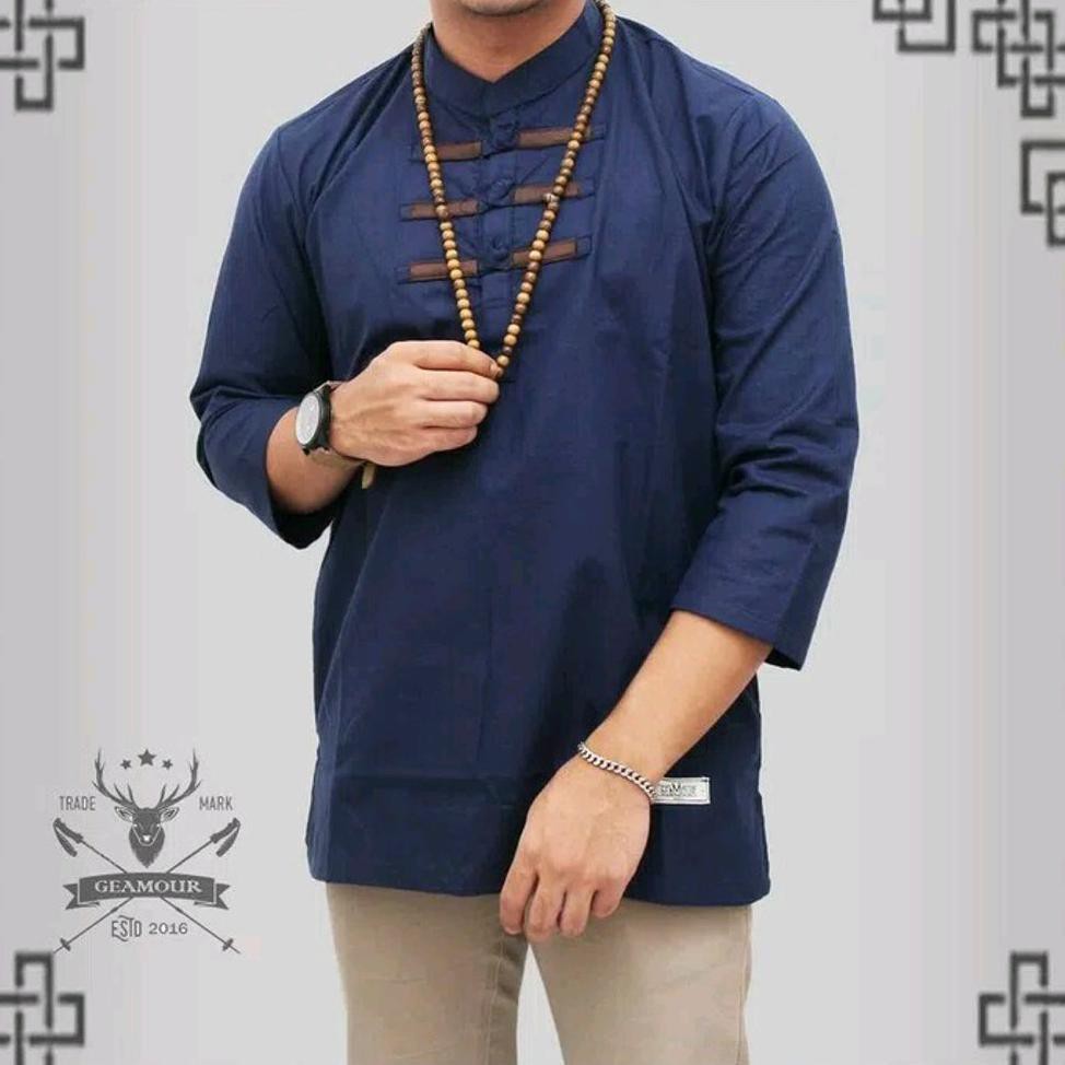 Murah Meriah!! Baju Koko Pria Kancing Cina Shanghai