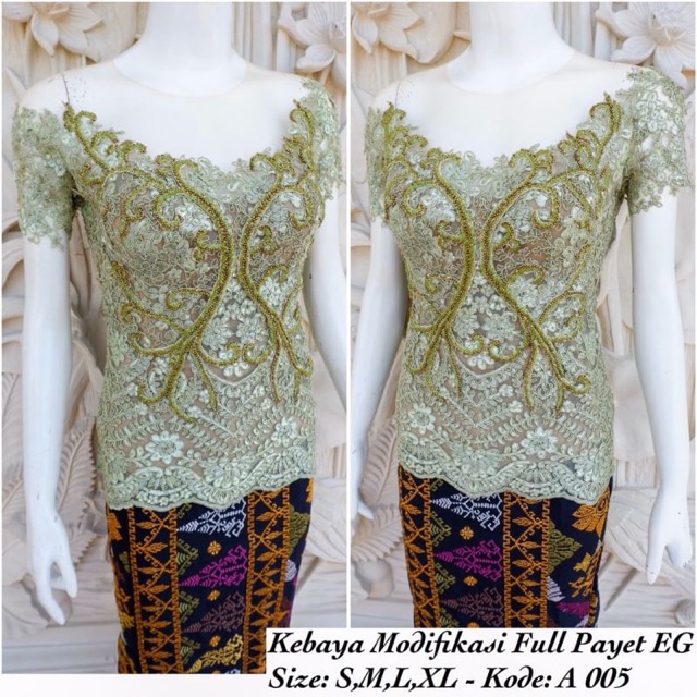 Kebaya modifikasi full payet premium