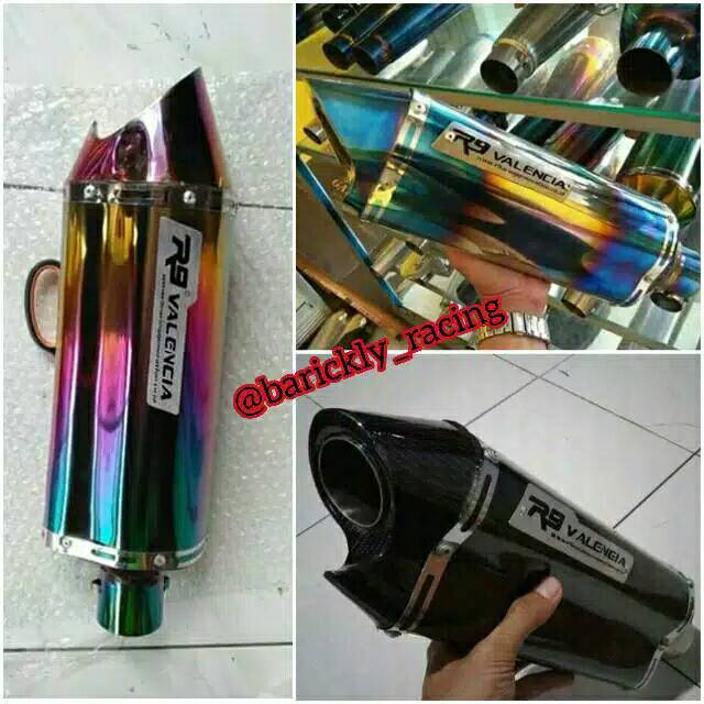 Silencer Knalpot Racing R9 Valencia Universal Original Made in Purbalingga