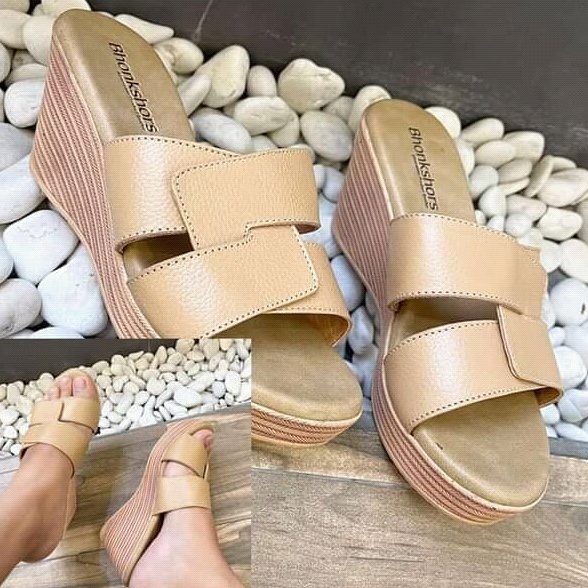 sandal wanita kulit asli terbaru 2021