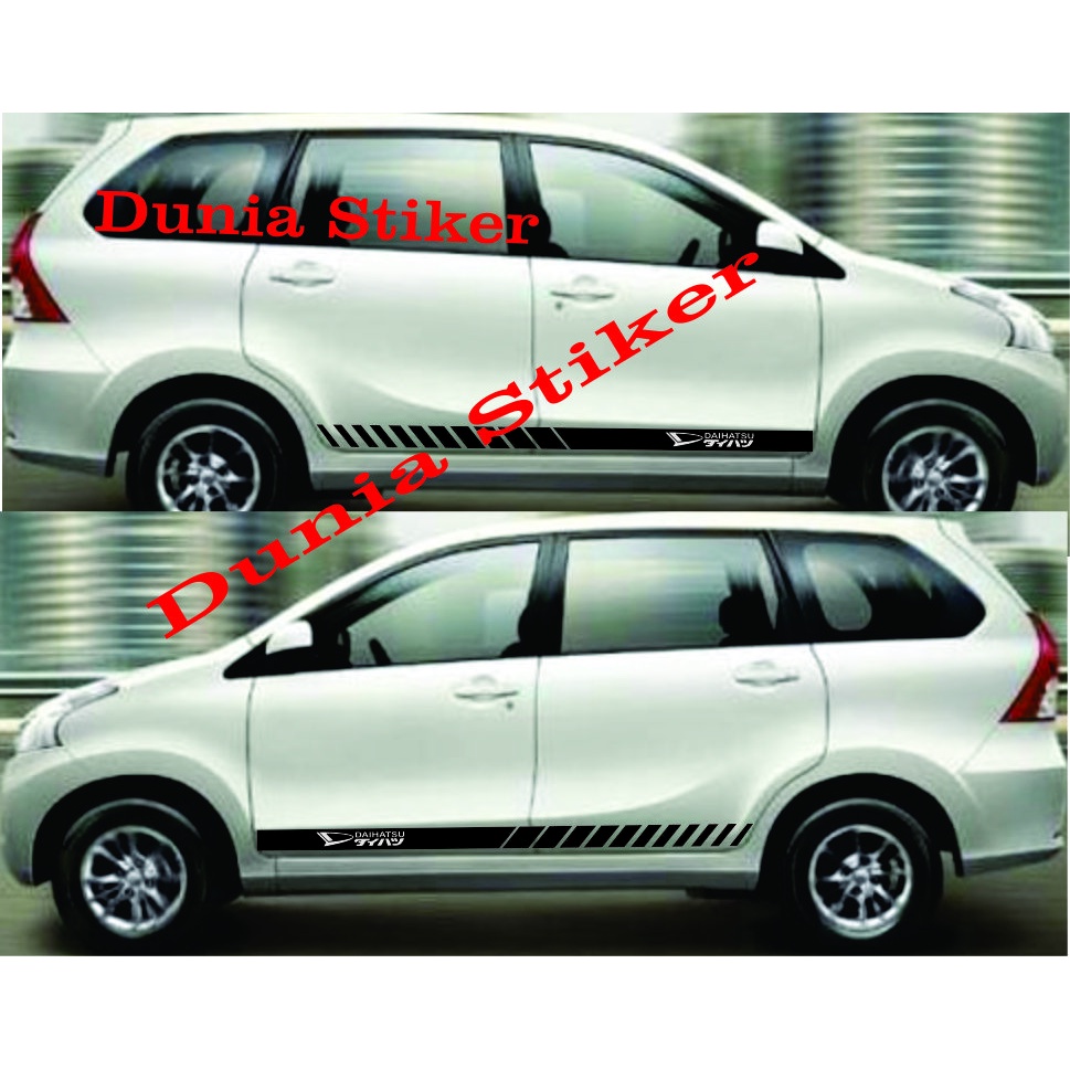 Stiker Sticker List Daihatsu Stiker Striping Mobil Xenia Stiker Mobil Daihatsu Xenia