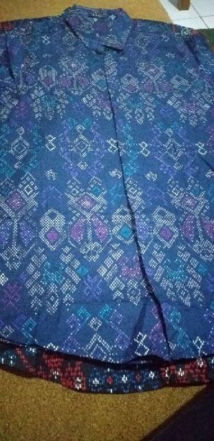 Kemeja Batik Songket Pria Gradation Terlaris