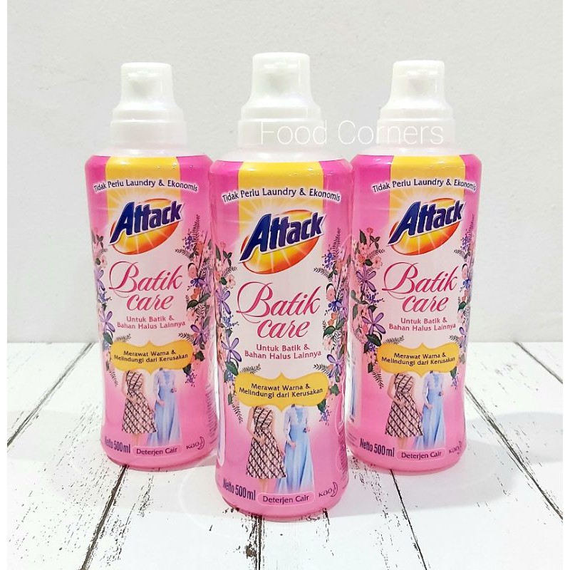 Attack Batik Care 500ml Deterjen Cair Botol