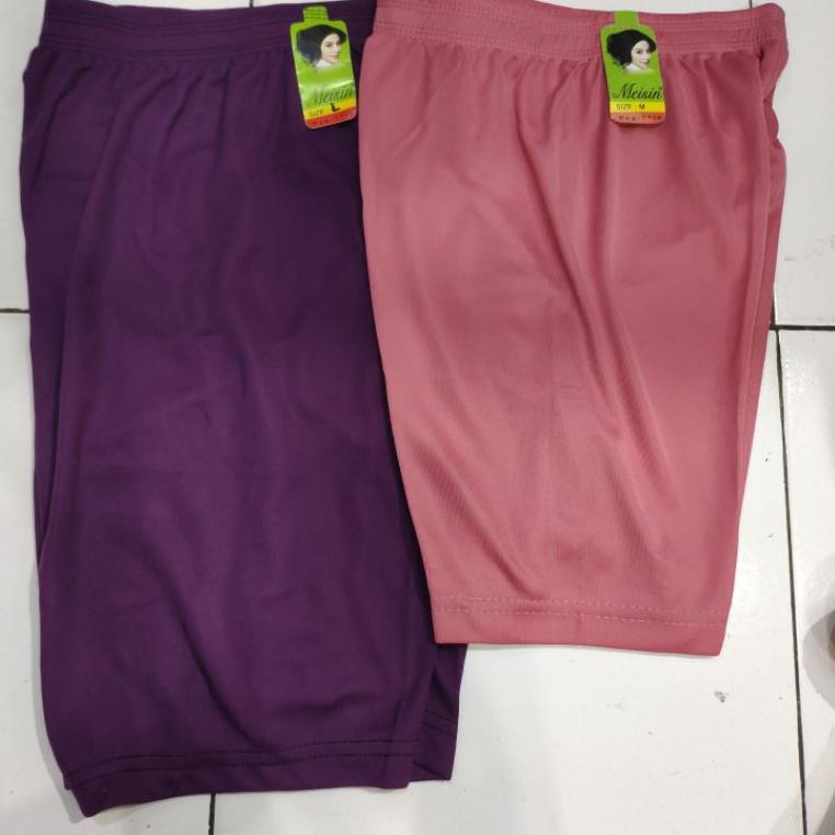 Ready stok Ecer celana rangkepan wanita / celana pendek cewek termurah merk meisin EMS