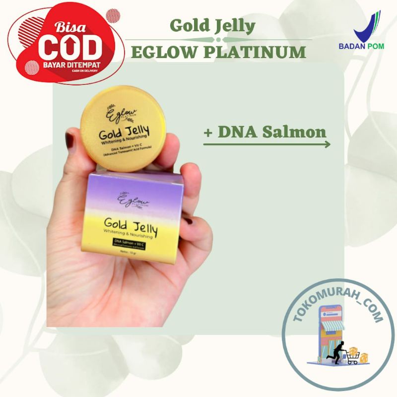 GOLD JELLY EGLOW PLATINUM/DNA Salmon