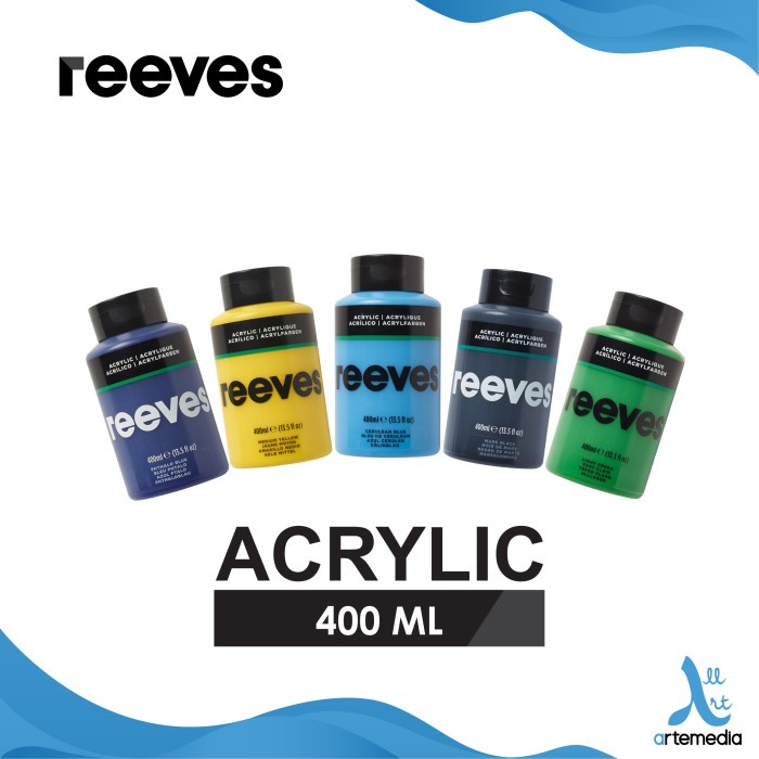 

Cat Akrilik Reeves Artists 400ml Acrylic Color Paint - MEDIUM YELLOW