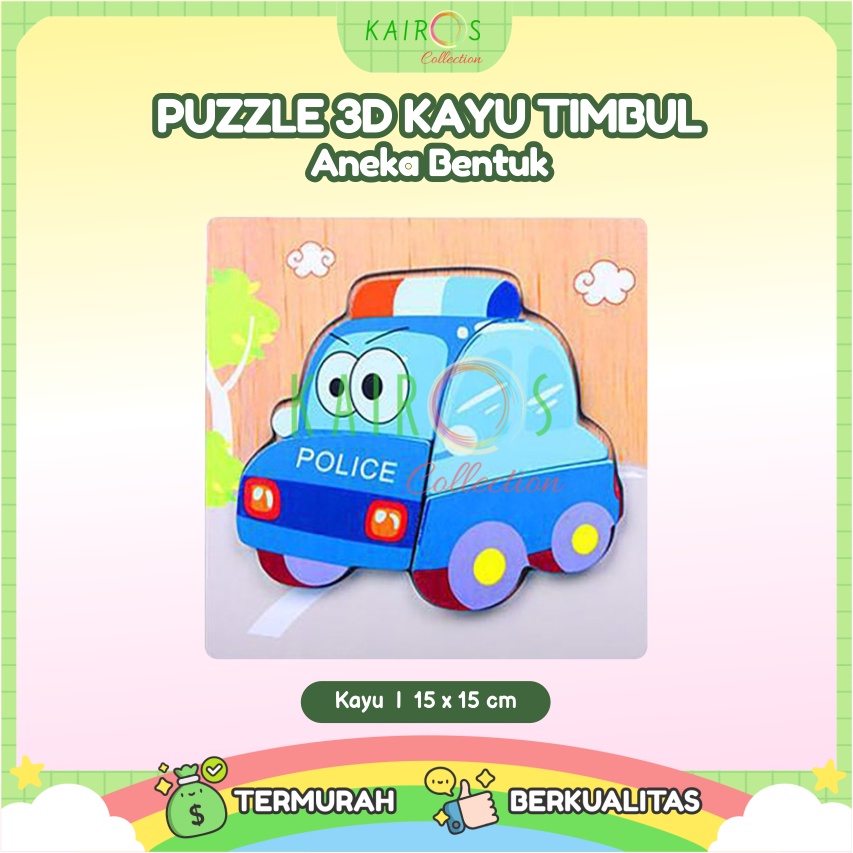 Puzzle Kayu Timbul Montesory Puzzle Timbul Anak Edukasi Montesori