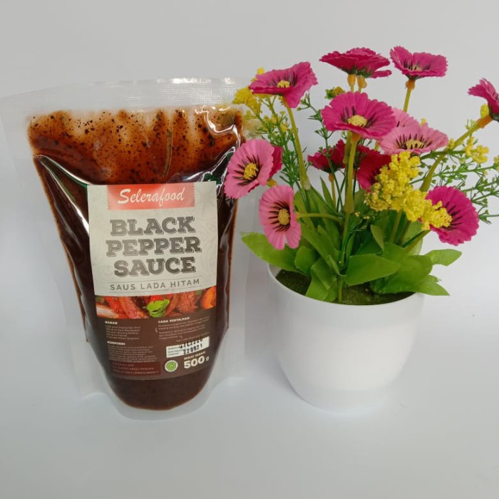 

SAUS-DRESSING- BLACK PEPPER SAUCE - SAUS LADA HITAM SELERAFOOD 500 GR/PACK -SAUS-DRESSING.