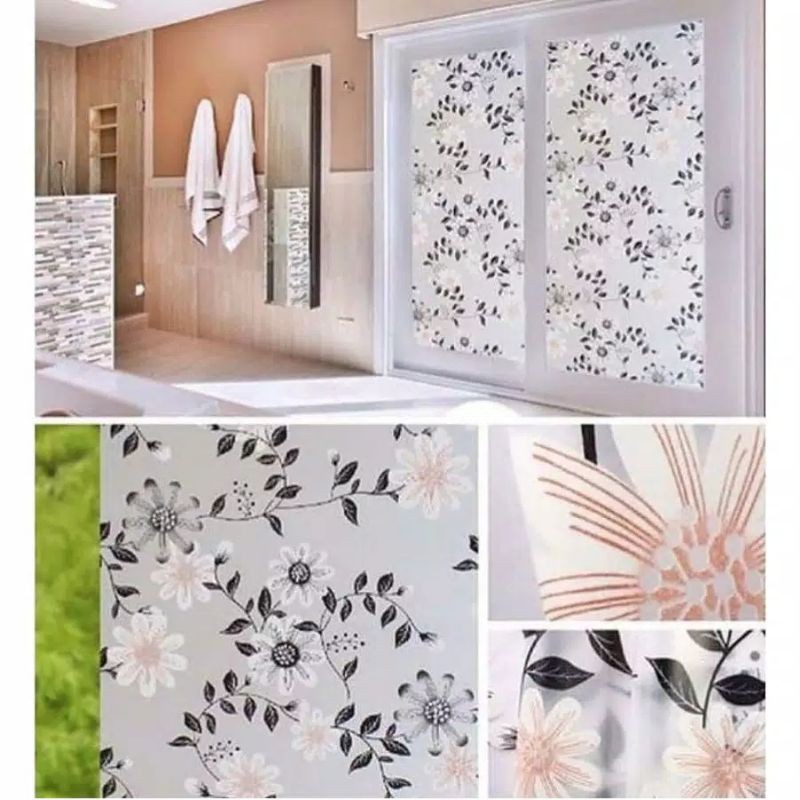 Sticker kaca motif/sticker kaca rumah/sticker kaca gedung/sticker kaca murah/sticker kaca motif