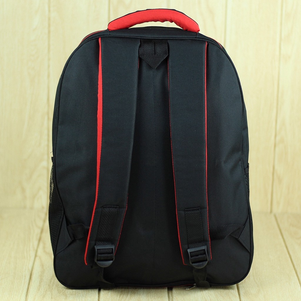 Ransel Kerja Cowok Hitam Elite Polo Imitasi Hitam Dinas Kantor BIG PROMO Backpack Pria Bahan D300 Polyester Nyaman Di Punggung Termurah