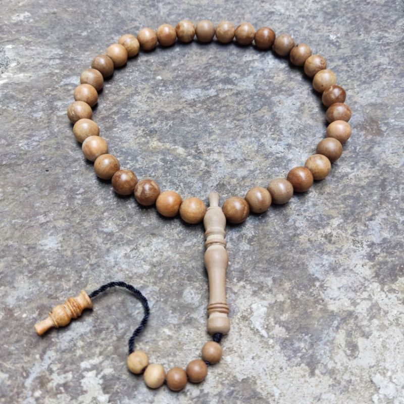 Tasbih kayu bertuah dewandaru ngurak 12mm 33 muslim