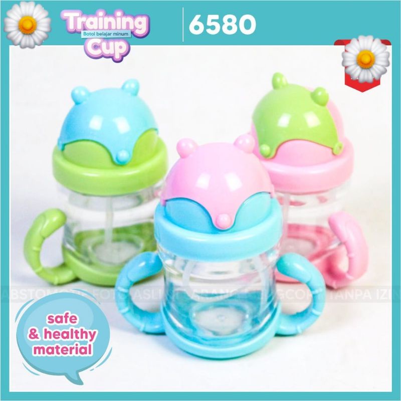 Medan Termurah BPA FREE Botol cangkir minum anak sedotan lucu baby Training cup 350 ml cantik