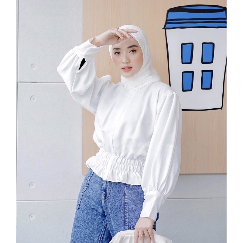 LUNE BLOUSE LENGAN BALON