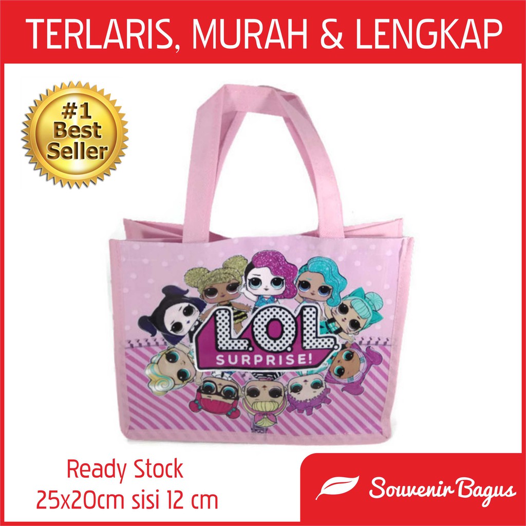 Tas Ultah LOL Surprise Souvenir Ulang Tahun lol  Surprise  Termurah Terlaris Promo Pink Free Ongkir