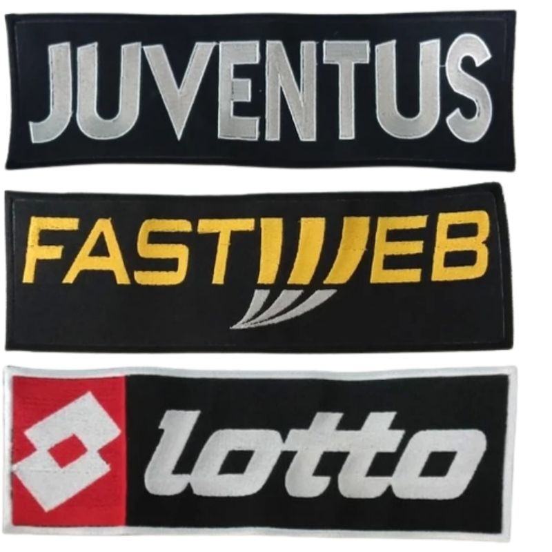 Custom Patch Emblem Tulisan / Logo Bordir Untuk Area Punggung