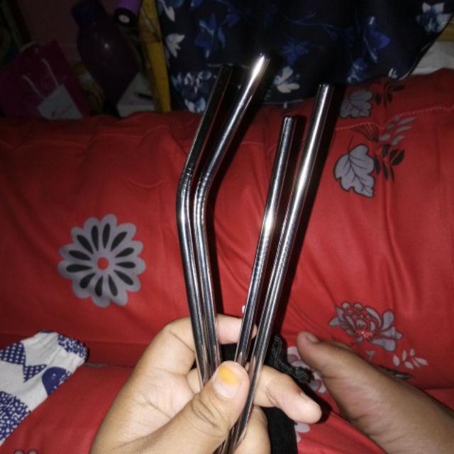 Stainless Straw / Sedotan Stainless, Sedotan Sendok, Sikat Pembersih