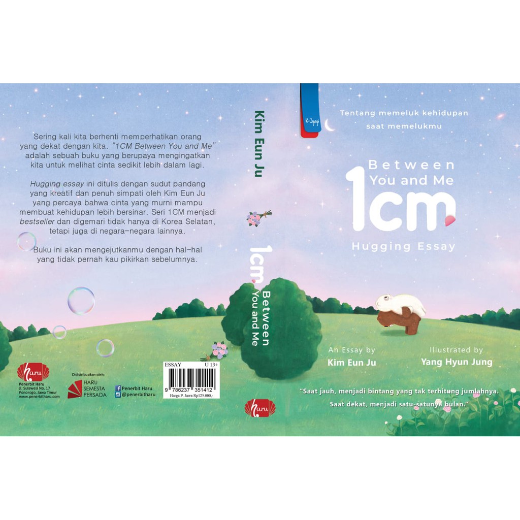 BUKU 1CM BETWEEN YOU AND ME BY Kim Eun Ju - 1 CM Diving By Taesoo & Munjeong