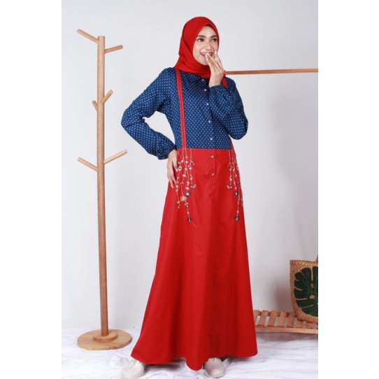 Abaya Dannis Polkadot