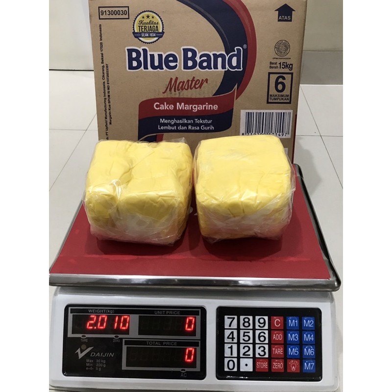 

mentega blueband kiloan 500gr repack