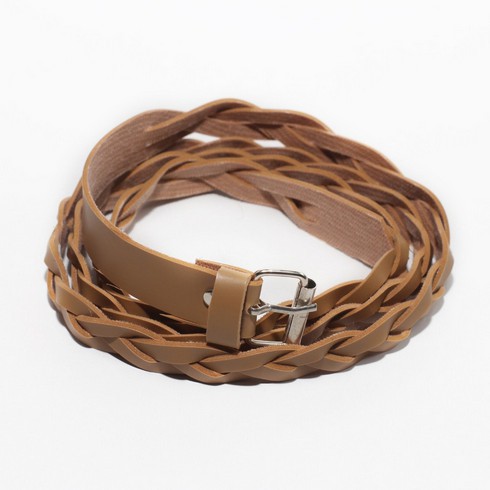 Ikat pinggang tali kepang Wanita Kepang Kulit AH