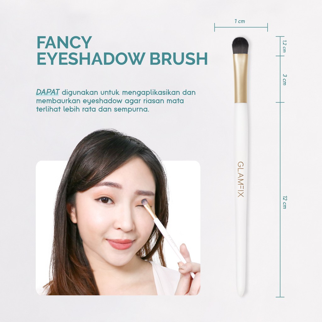 Glam Fix Fancy Eyeshadow Brush, Flawless Eyeshadow Brush, Eyeshadow Blanding brush, Highliter Brush, Eyebrow Brush NEW