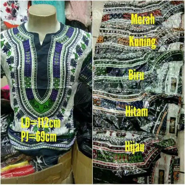 BAJU BALI ETNIK THAILAND BAJU BALI SANTAI DAYAK