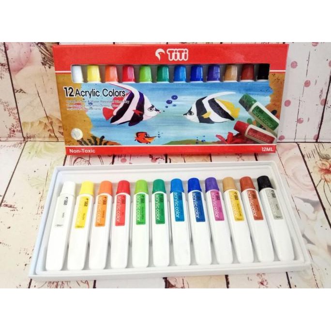 

PERALATAN MELUKIS CAT ACRYLIC TITI ALAT LUKIS