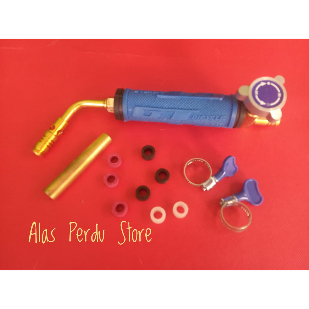 Satu Set Alat Kepala Las  Gas Torch Kuningan untuk Las bahan bakar  LPG
