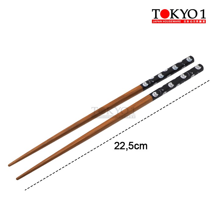 Tokyo1 Minette 22,5cm Chopstick Sumpit Kayu MADE IN JAPAN (057965)-1