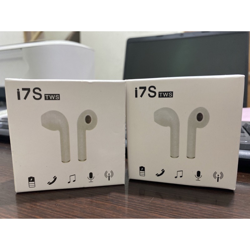 Henset Earphone Headset Bluetooth I7s - Tws Support bisa buat Iphone oppo xiaomi All smartphone-Putih