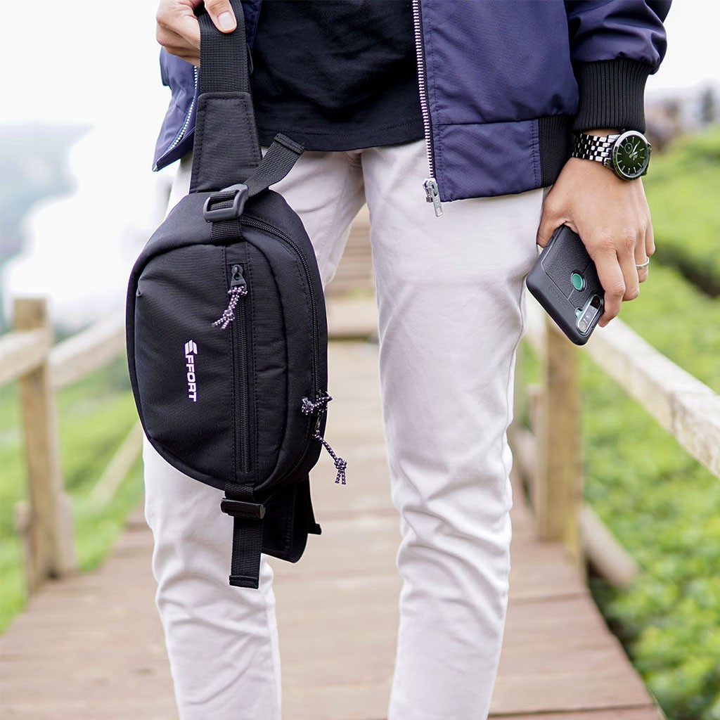 Tas Pinggang OVA Waterproof  / Tas Waist bag / Anti Air